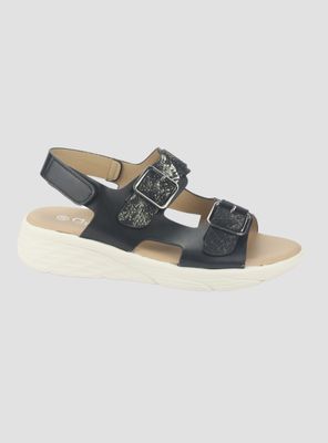 Sandalia Chalada Mujer Beni-12 Negro Casual