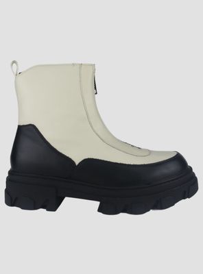 Botin Chalada Mujer Karl-3 Crema Casual