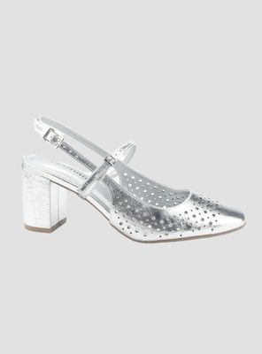 Zapato Via Marte Mujer 153-007-01 Plateado Casual