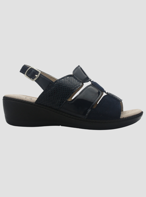 Sandalia de Mujer de color Azul Marino Casual Chalada Lupe-85