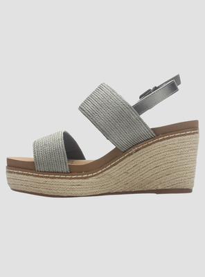 Imagen 2 del producto Sandalia de mujer Plateada Casual Chalada Polefom-1