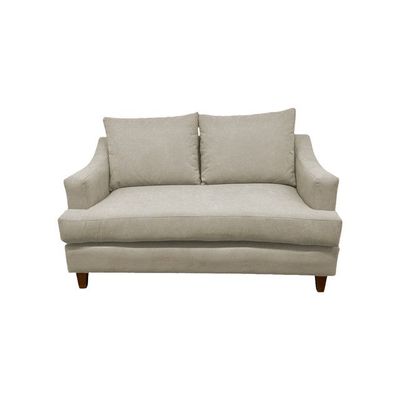 SOFÁ MISTRAL CHENILLE CRUDO 2 CUERPOS