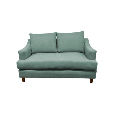 SOFÁ MISTRAL CHENILLE VERDE MENTA 2 CUERPOS