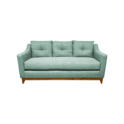 SOFÁ CARRERA CHENILLE VERDE MENTA 3 CUERPOS