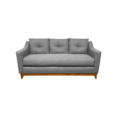 SOFÁ CARRERA CHENILLE GRIS 3 CUERPOS