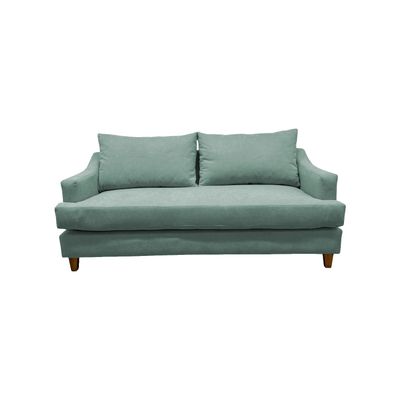 SOFÁ MISTRAL CHENILLE VERDE MENTA 3 CUERPOS