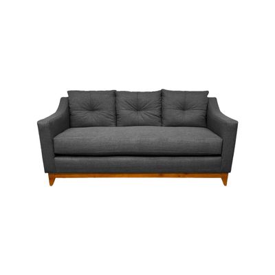 SOFÁ CARRERA CHENILLE GRAFITO 3 CUERPOS