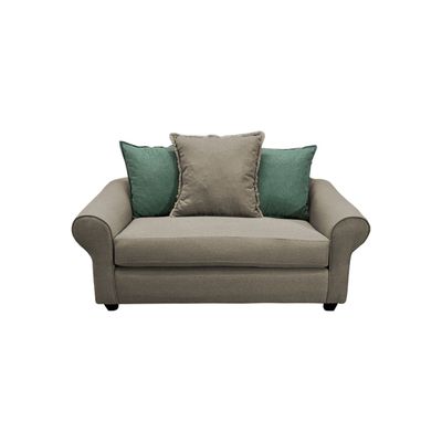 SOFÁ PRAT CHENILLE BEIGE 2 CUERPOS