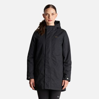 Chaqueta Mujer Peumo Canvas Hoody Jacket Negro Lippi I23