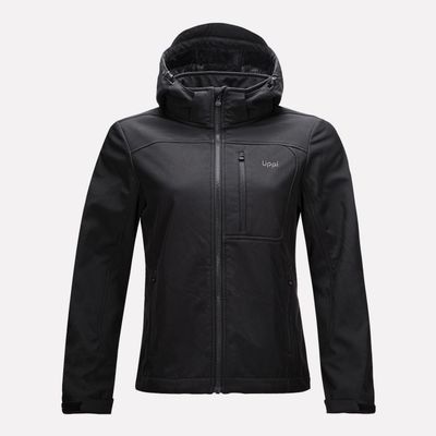 Chaqueta Mujer Macaya Softshell Hoody Jacket Negro Lippi I23