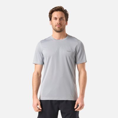 Polera Hombre Core Q-Dry T-Shirt Gris Lippi V26