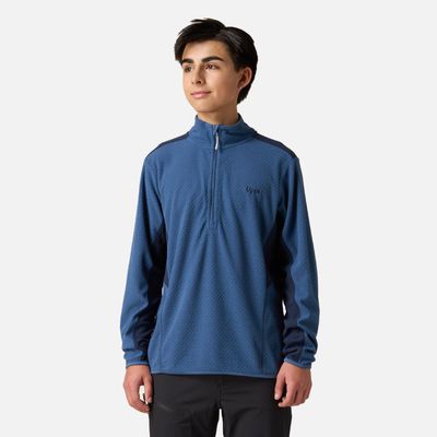 Polerón Teen Boy Mild Nano-F 1/4 Zip Azul oscuro Lippi V26