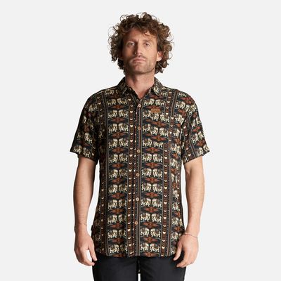 Imagen 2 del producto Camisa Hombre Good Karma Full Print Negro Haka Honu