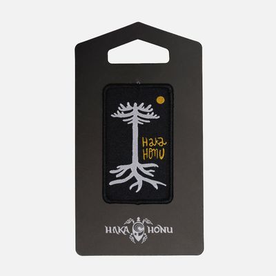 Imagen 2 del producto Parche Unisex Woven Patch Haka Honu Negro / Blanco Haka Honu V26