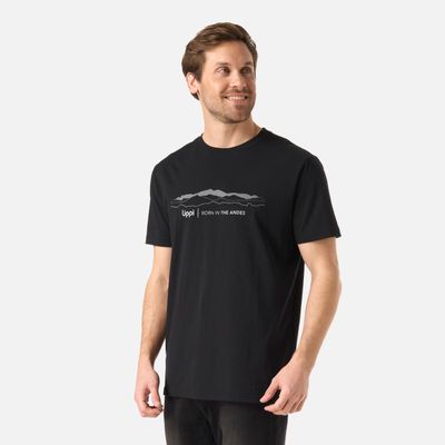 Imagen 2 del producto Polera Hombre Logo Lippi Front Print T-Shirt Negro Lippi V26