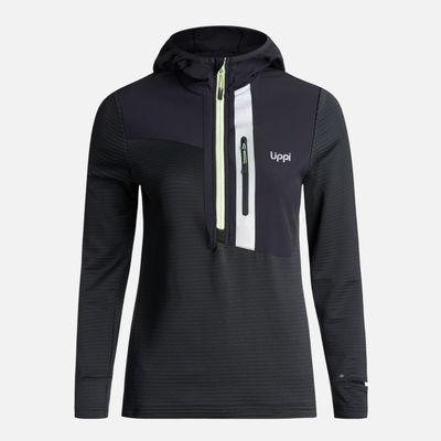 Imagen 1 del producto Poleron Teen Girl Karova 1/4 Zip Hoody Negro Lippi