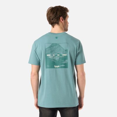 Imagen 2 del producto Polera Hombre Logo Lippi Back Print T-Shirt Turquesa Lippi V26