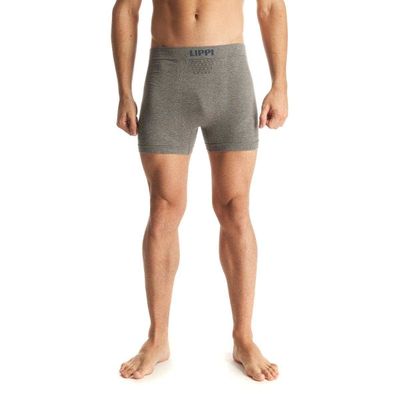 Imagen 2 del producto Ropa Interior Hombre Pack Skintec Seamless Boxer Gris Medio y Azul Marino Lippi V22