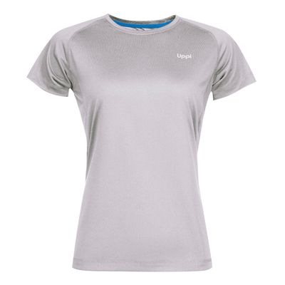 Imagen 1 del producto Polera Mujer Core Q-Dry T-Shirt Melange Gris Claro Lippi