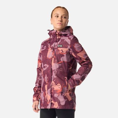 Imagen 2 del producto Chaqueta Mujer Kauai Print Morado Oscuro Haka Honu