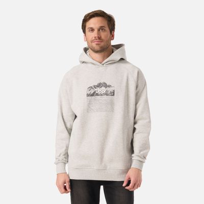 Polerón Hombre Insigne Hoody Sweatshirt Front Print Gris Lippi V26