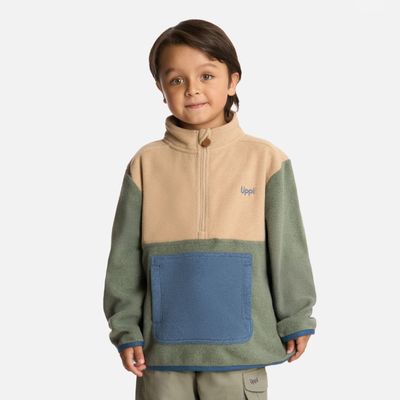Polar Niño Forest 14 Zip Sweatshirt Jade Oscuro Lippi I25