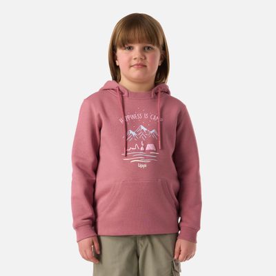 Polerón Niña Insigne Hoody Sweatshirt Rosa Oscuro Lippi V26