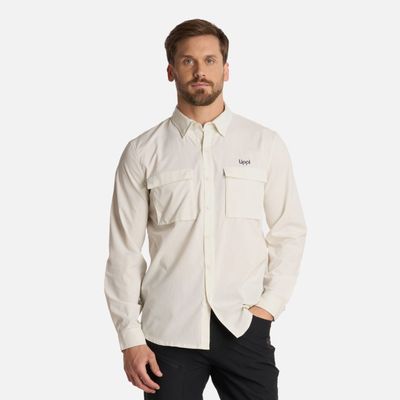 Camisa Hombre Rosselot Long Sleeve Q-Dry Blanco Lippi I25