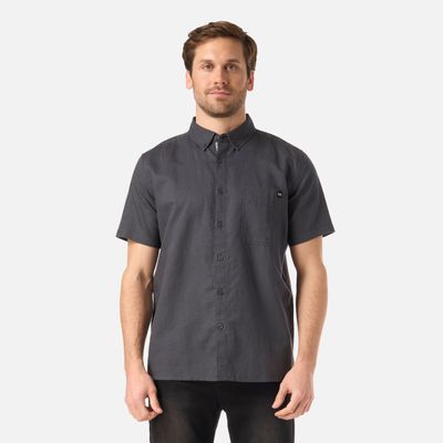 Camisa Hombre Terrain Linen Shirt Gris Medio Lippi V26