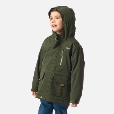 Imagen 2 del producto Chaqueta Niño Roble B-Dry Hoody Jacket Verde Militar Lippi I26