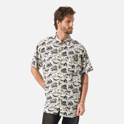Camisa Hombre Good Karma Print Blanco Haka Honu V26