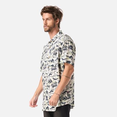 Imagen 2 del producto Camisa Hombre Good Karma Print Blanco Haka Honu V26