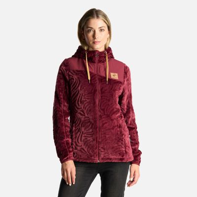 Imagen 2 del producto Poleron Mujer Polaroid Burdeo Haka Honu I24