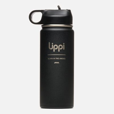 Botella Light Steel Sport Top Bottle 550 ML Negro Lippi V26