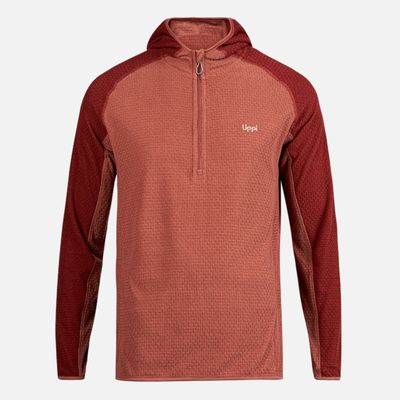 Imagen 1 del producto Poleron Hombre Jacaranda Nano-F 1/4 Zip Hoody Terracota Lippi