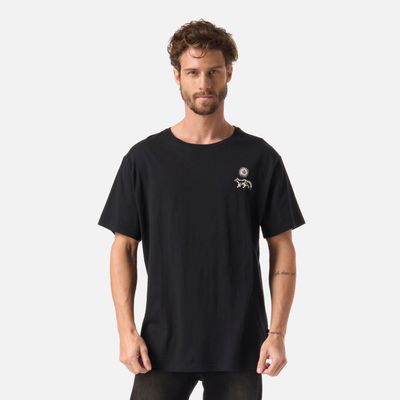 Polera Hombre Mosaicos Negro Haka Honu V26