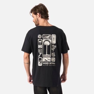 Imagen 2 del producto Polera Hombre Mosaicos Negro Haka Honu V26