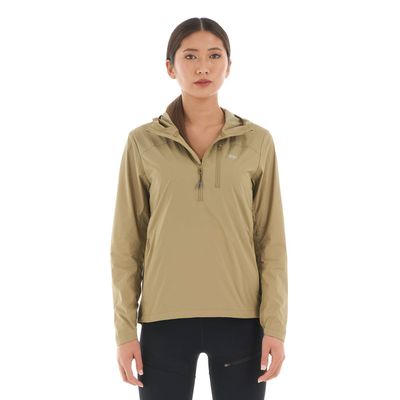 Imagen 2 del producto Chaqueta Mujer Spry WindBreaker 14 Zip Hoody Jacket Oliva Lippi