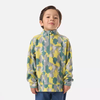 Polerón Niño Saltamontes Nano-F 1/4 Zip Print Turquesa Lippi V26
