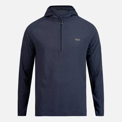 Poleron Hombre Jacaranda Nano-F 1/4 Zip Hoody Azul Marino Lippi