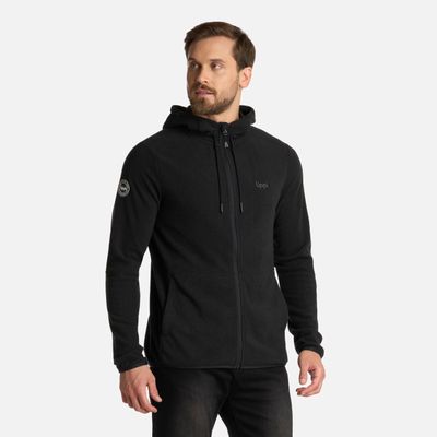 Imagen 2 del producto Polar Hombre Stripes Nano-F Full Zip Hoody Negro Lippi I25