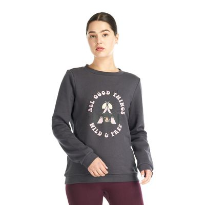 Imagen 2 del producto Poleron Mujer Pompeya Grafito Geography