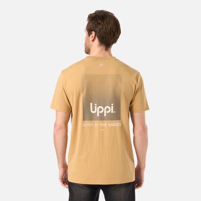 Imagen 2 del producto Polera Hombre Logo Lippi Back Print T-Shirt Camel Lippi V26