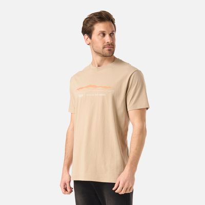 Imagen 2 del producto Polera Hombre Logo Lippi Front Print T-Shirt Beige Lippi V26