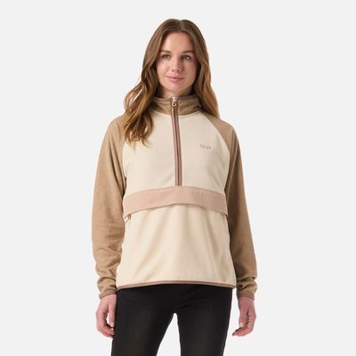 Polar Mujer Fireplace 1/4 Zip Sweatshirt Crema Lippi V26