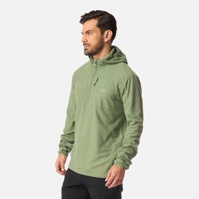 Imagen 2 del producto Polerón Hombre Jacaranda Nano-F 1/4 Zip Hoody Jade Oscuro Lippi I26