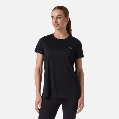 Polera Mujer Core Q-Dry T-Shirt Negro Lippi V26