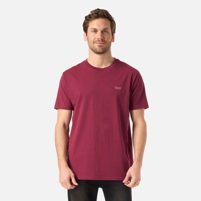 Polera Hombre Mountain Vibes T-Shirt Frambuesa Lippi V26