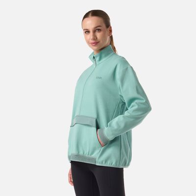 Imagen 2 del producto Polerón Mujer DownStreet 1/4 Zip Sweatshirt Turquesa Lippi V26