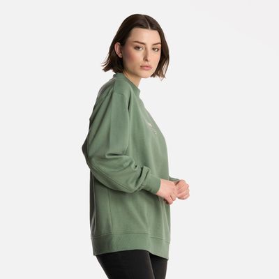 Imagen 2 del producto Polerón Mujer Ulmo Mid Point Crewneck Sweatshirt Jade Lippi